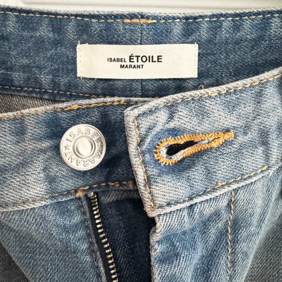 Isabel Marant Etoile "Corsyj" Jean in Blue, size 36. Fits 26 - 26/27 in jeans - Picture 4 of 9